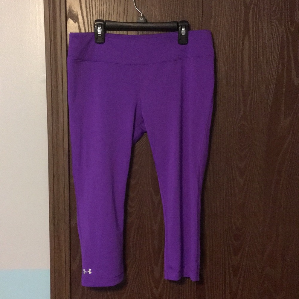 Under Armour Purple Workout Crops